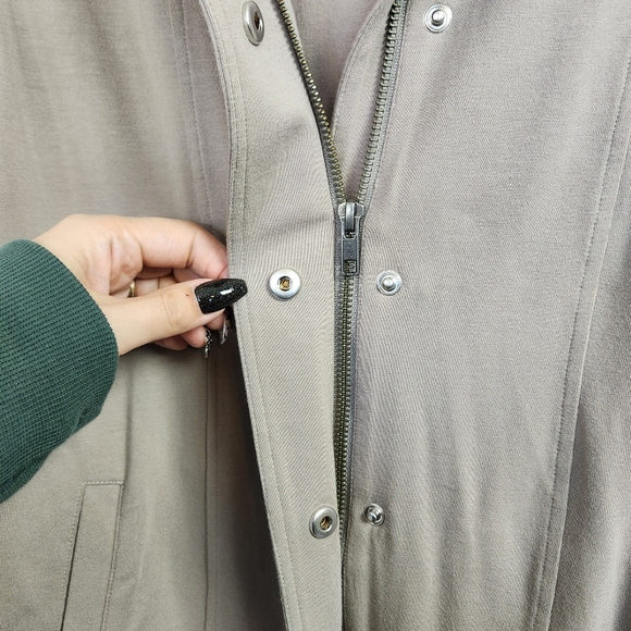 Eileen Fisher Full Zip Sweatshirt Jacket Minimalist Athleisure Activewear small - Picture 10 of 11